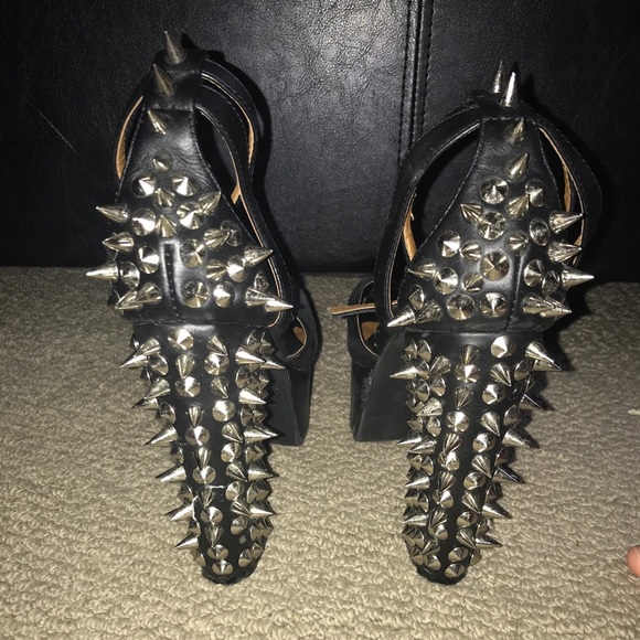 Jeffrey Campbell Perfect Heel with Spikes - Picture 1 of 2